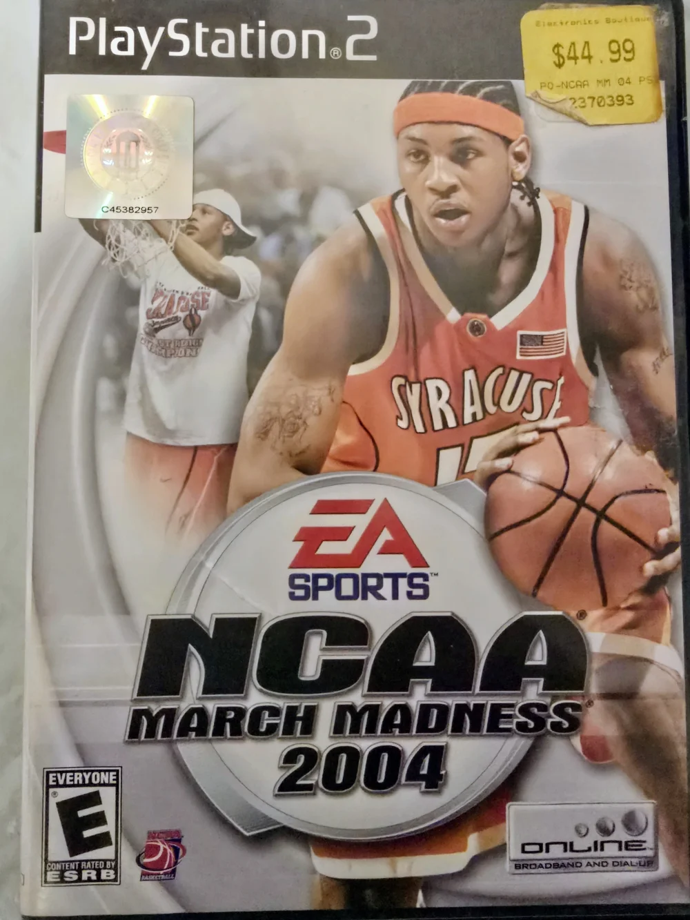 NCAA March Madness 2004 PlayStation 2 - Original Like New Absolutely No Scratche